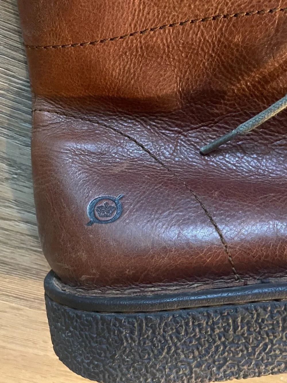 Born Men's Harrison Chukka Brown Leather Boots Size: 10.5M!